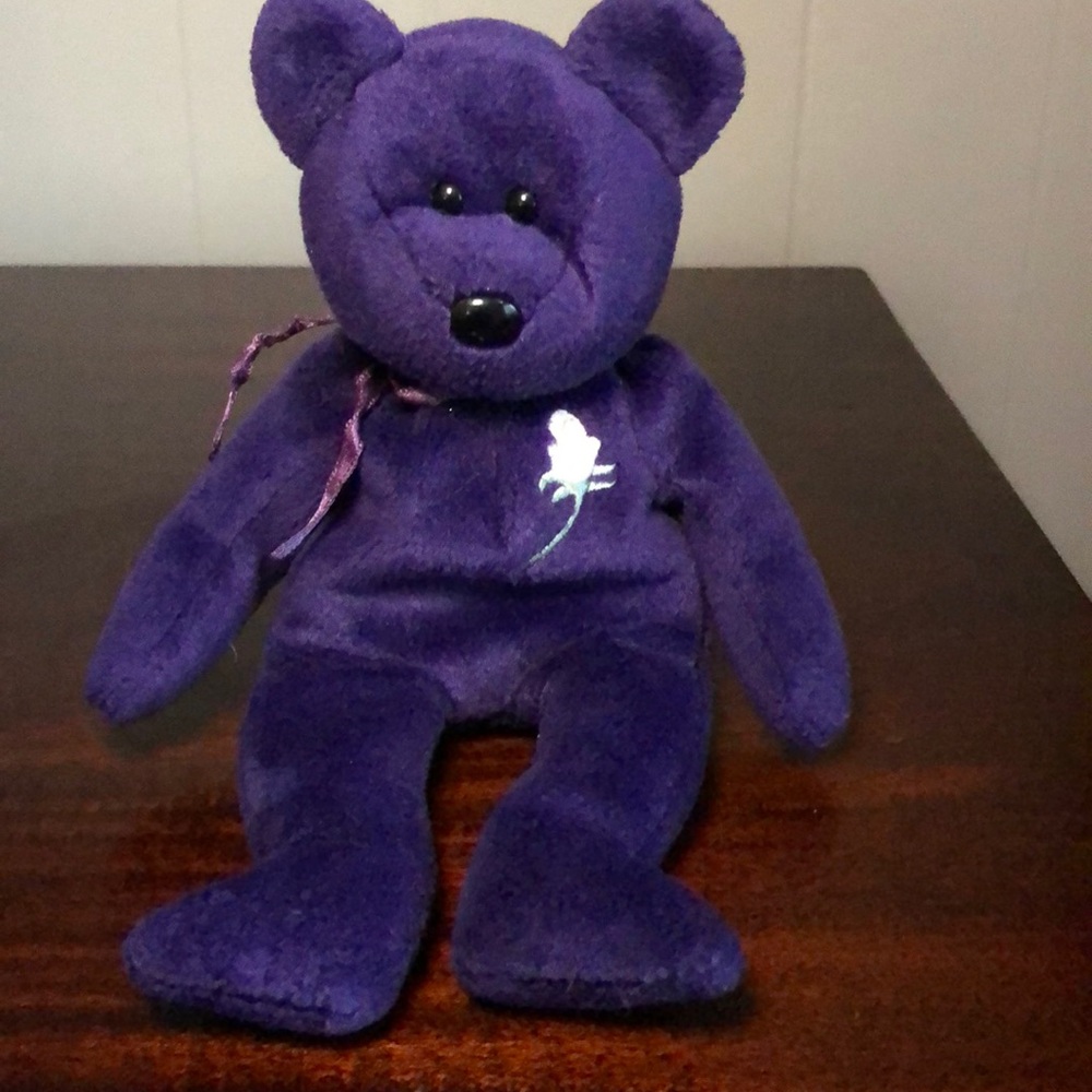 Vintage Ty Beanie babies 1997 Princess Diana bear